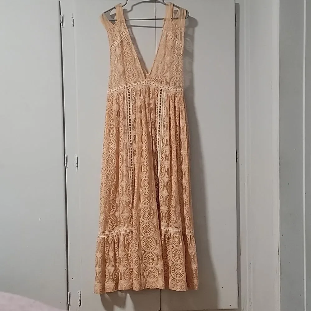 Free People Shine On Midi Dress